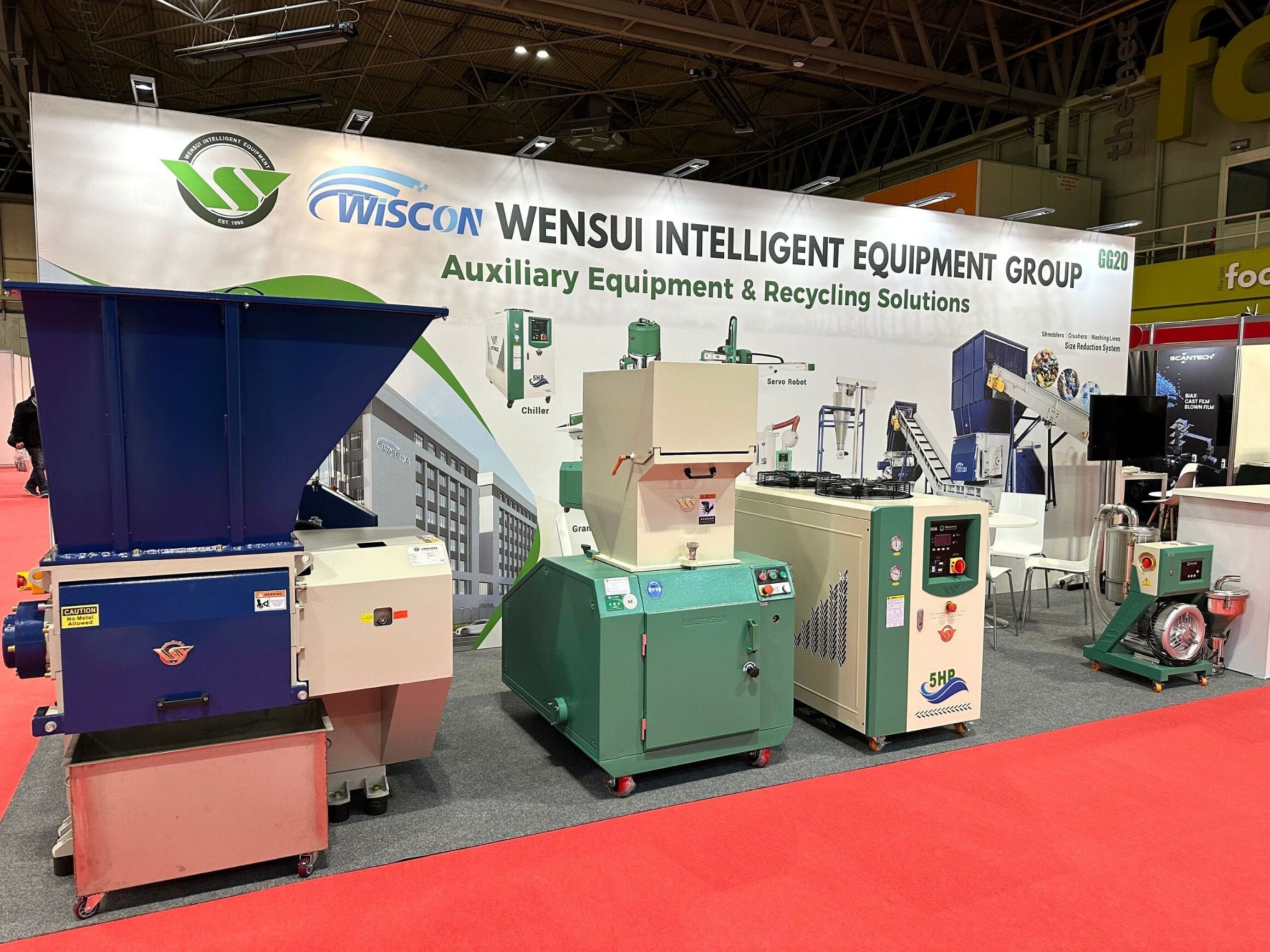 Wensui's stand at Interplas, NEC, Birmingham