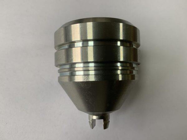 machined steel cap