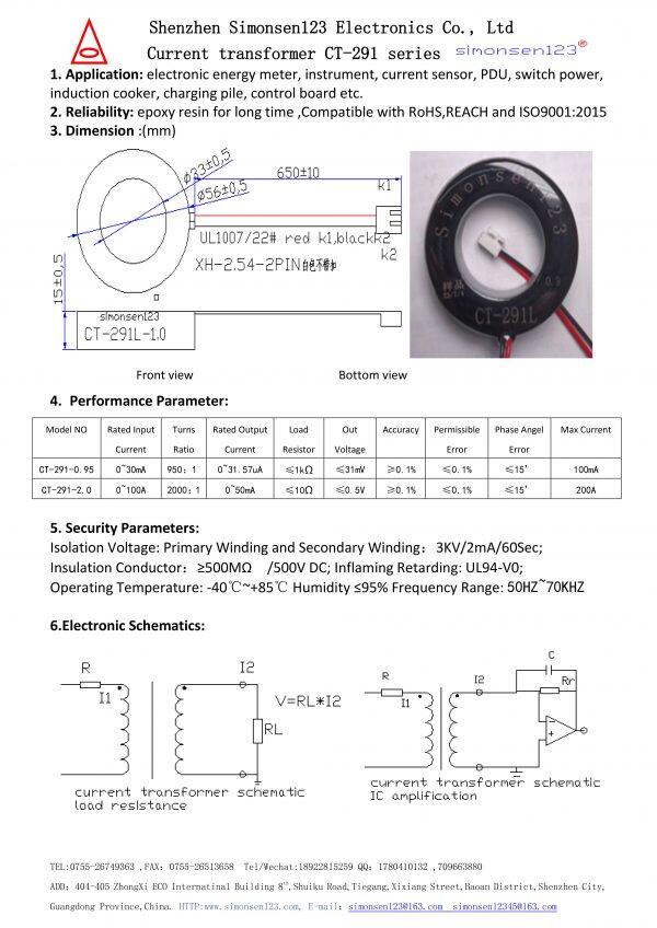 Aktuální Transformer model ct 291 série