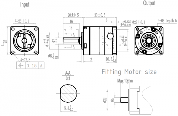 precise planetary gearbox