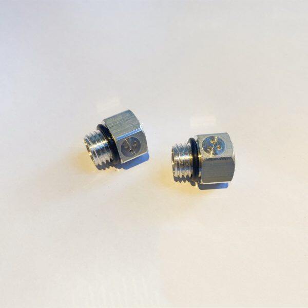 low profile dual valve m12 for battery pack,gearbox,oil tank