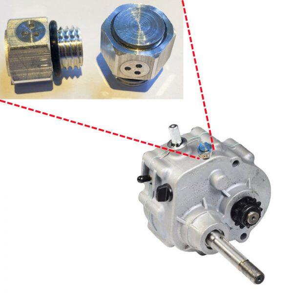 low profile dual valve m12 for battery pack,gearbox,oil tank
