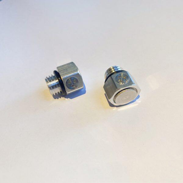 low profile dual valve m12 for battery pack,gearbox,oil tank