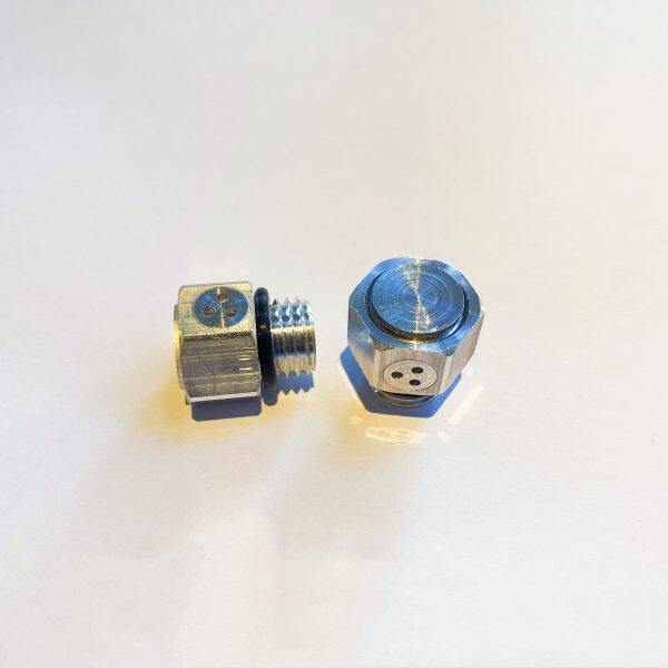 low profile dual valve m12 for battery pack,gearbox,oil tank