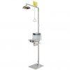 6610 d (ss) compound emergency shower and eye wash station with eyewash bowl lid(stainless steel)