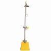 daao6615 anti freeze emergency shower and eye wash station auto emptying foot pedal