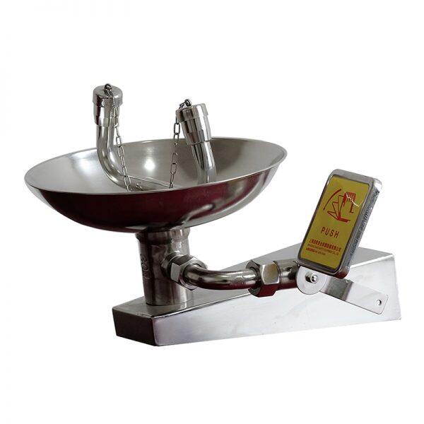 daao6640 stainless steel wall mounted eye wash station