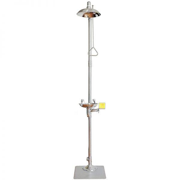 daao6610 compound stainless steel emergency shower and eye wash station ansi ce approved