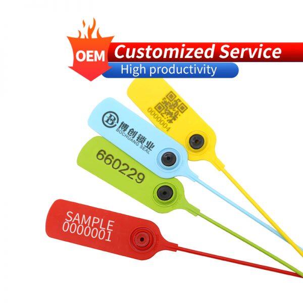 bcp402 custom disposable plastic security seal tag