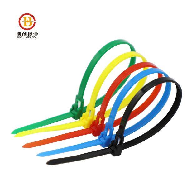 high security different colors nylon reusable cable ties