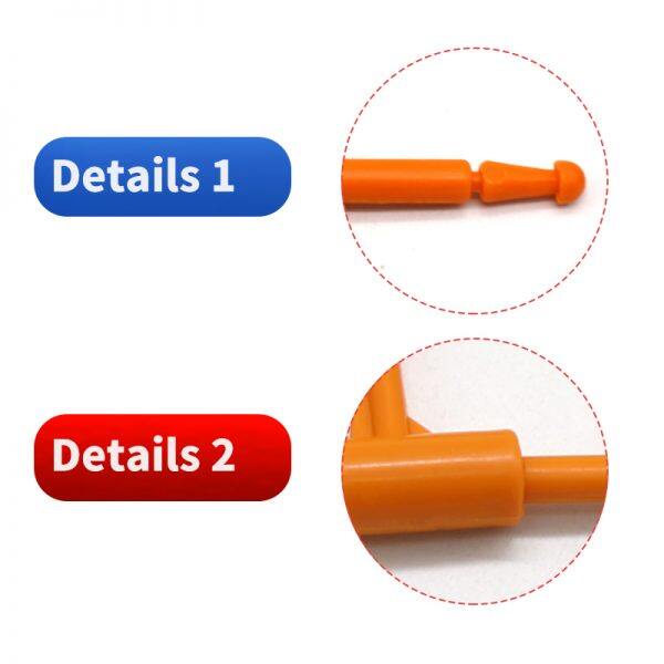 bc l102 tamper evident disposable plastic padlock seal for crash carts