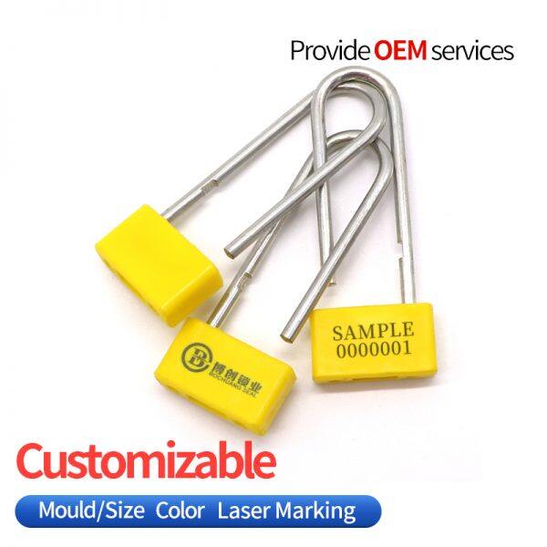 bc l203 self locking numbered plastic padlock security seal