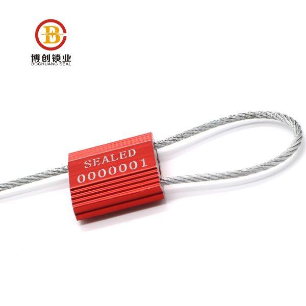 bcc201 high security adjustable stainless wire steel cable seal for container