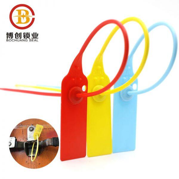 bcp418 container seal plastic security seal pull tight tamper evident security seal