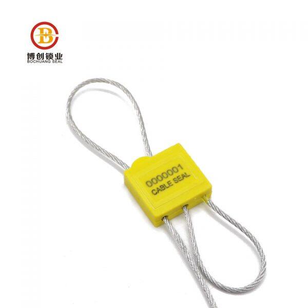 bc c604 tamper evident self locking pull tight wire cable seal for logistics