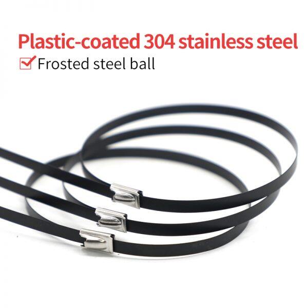 bcst006 pvc coated stainless steel cable tie