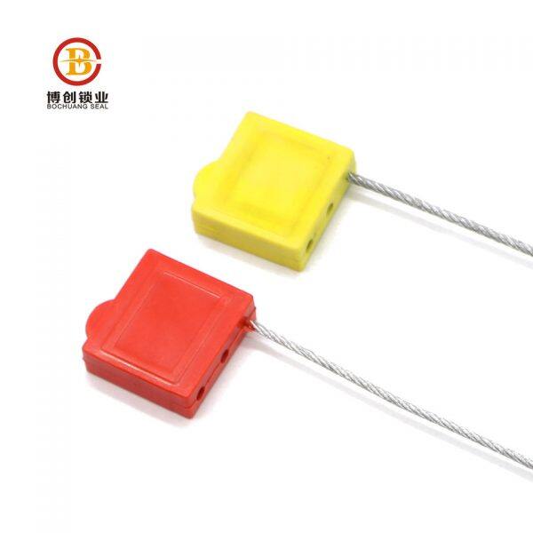 bc c604 tamper evident self locking pull tight wire cable seal for logistics