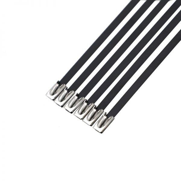 bcst006 pvc coated stainless steel cable tie