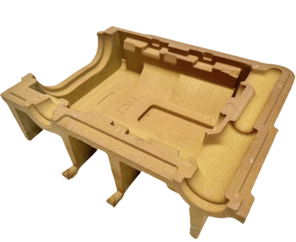 coated sand shell