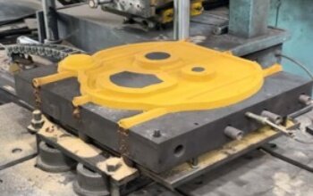 shooting machine making sand shell