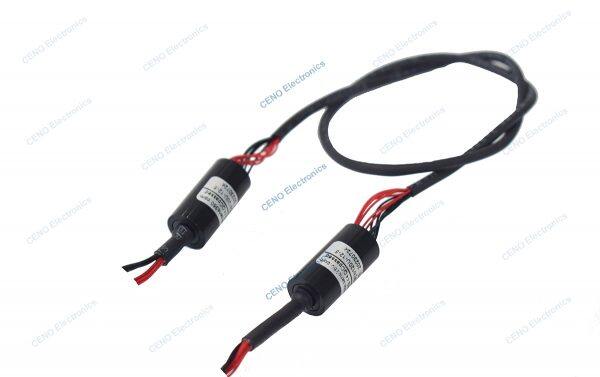 bi fold miniature slip ring capsule