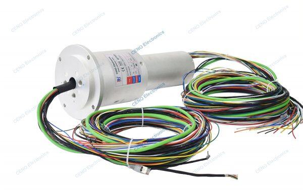 integrated pneumatic slip ring