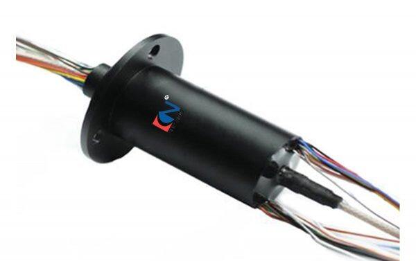 power signal + rf integrate slip rings