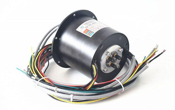power signal + rf integrate slip rings