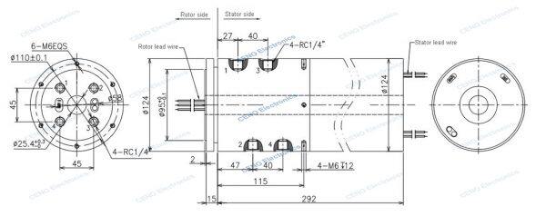 integrated slip ring