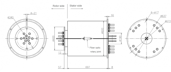 integrate forjs carbon brush slip ring