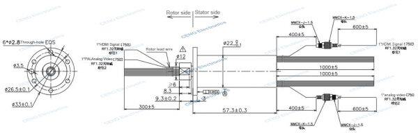 hdmi high definition slip rings