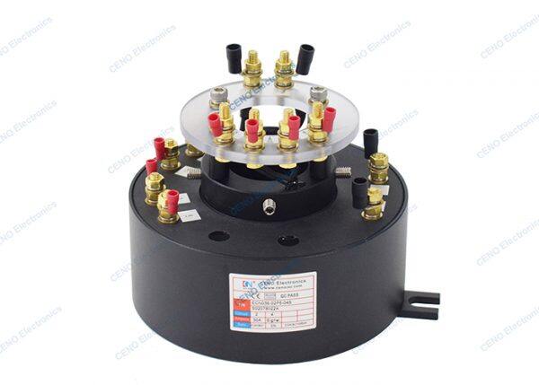 ecn038 02p5 04s through hole slip ring
