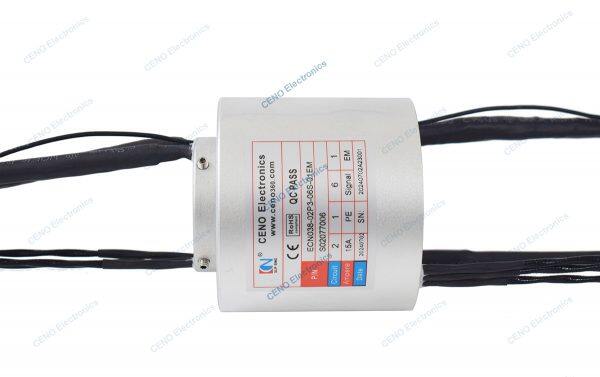 ecn038 02p3 06s 01em low temperature slip ring