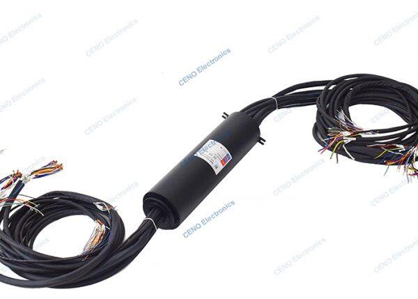 integrate encoder signal slip ring