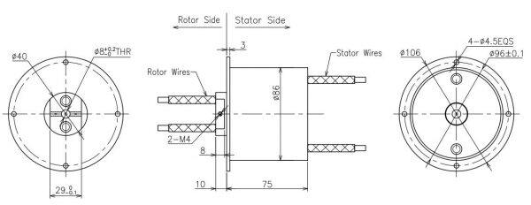 water proof slip ring