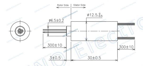 low temperature capsule slip ring