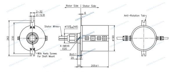 megabit ethernet slip ring