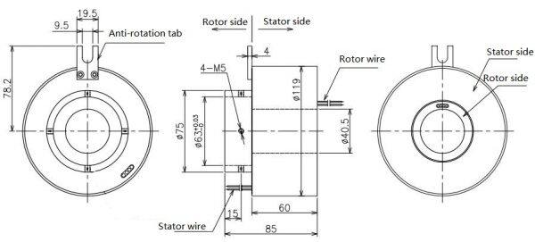 high speed slip rings