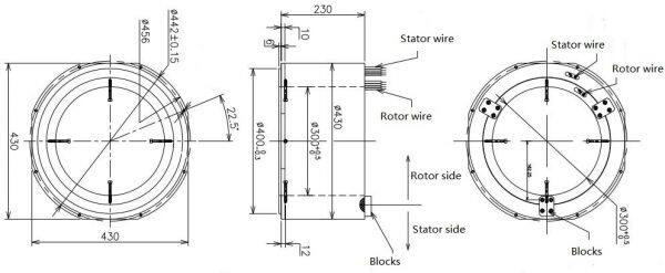 large size slip rings