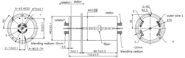 integrate hdmi forjs slip ring