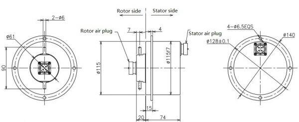 water proof slip rings