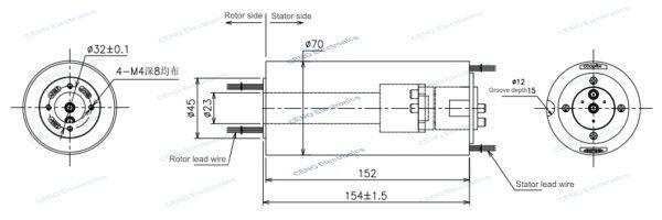integrate rf slip ring