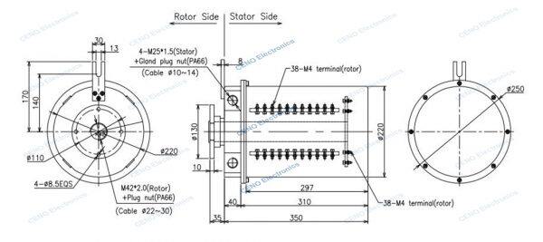 low temperature slip ring