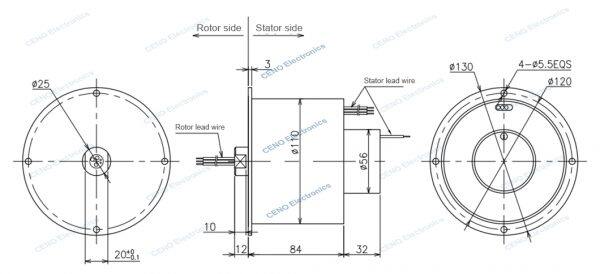 high speed slip ring