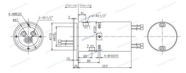 integrated slip ring