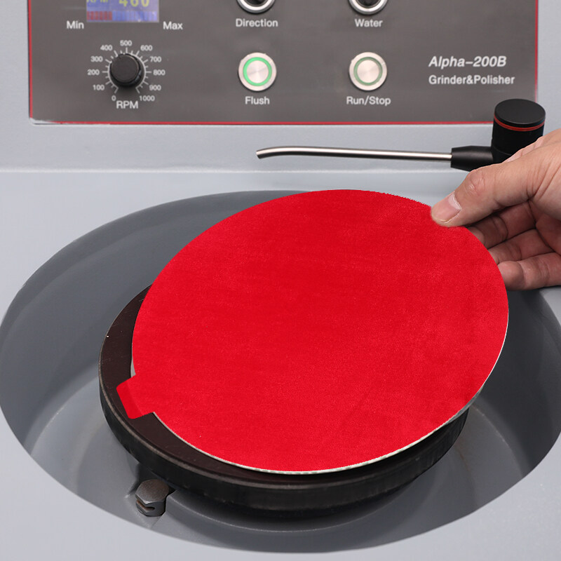 sr zp red synthetic fabric polishing cloth (psa)