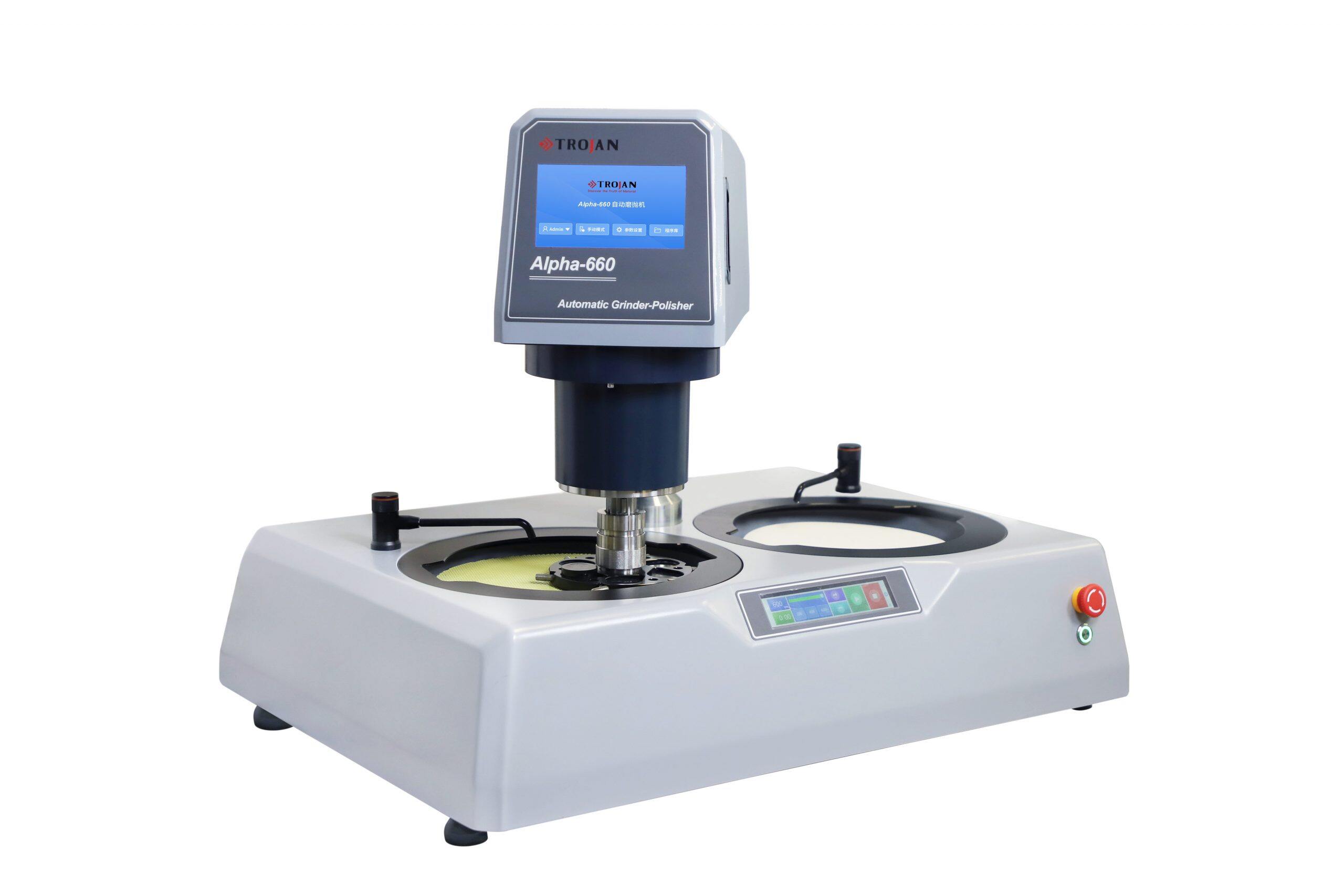 alpha 660 dual disc automatic grinder and polisher