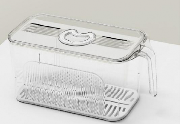 food container with handle and timer