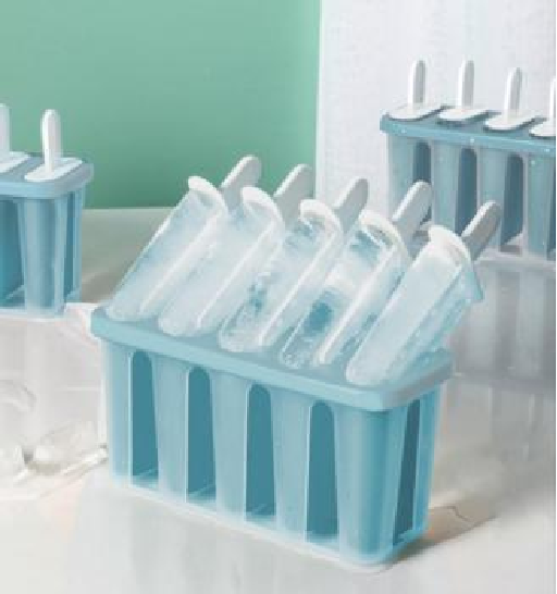 5 cavities ice popsicle mold