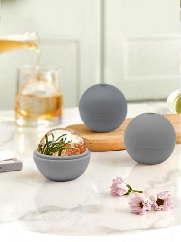small silicone round ice ball maker